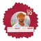 Red Suede Mat Board for 13x13 Frames - Circle Opening for 10x10 Photos